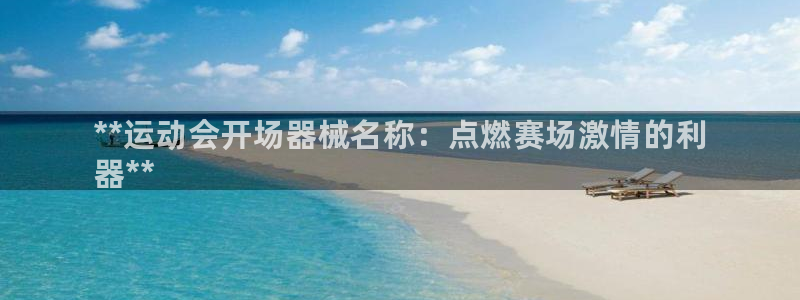 尊龙凯时有限公司:**运动会开场器械名称:点燃赛场激情的利